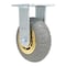 Vestil Flat-Free Rigid Caster 6 In. Diameter x 2 In. Width 617 Lb. Capacity Dark Gray/Gold CST-VE-6X2FF-R - alternate 4